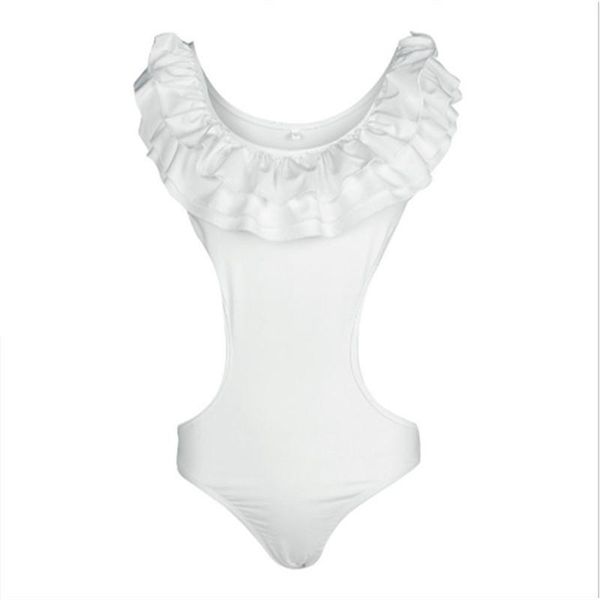 

one-piece suits meihuida swimwear beach women ruffles one piece swimsuit tankini cut hollow out bikini beachwear bathing suit
