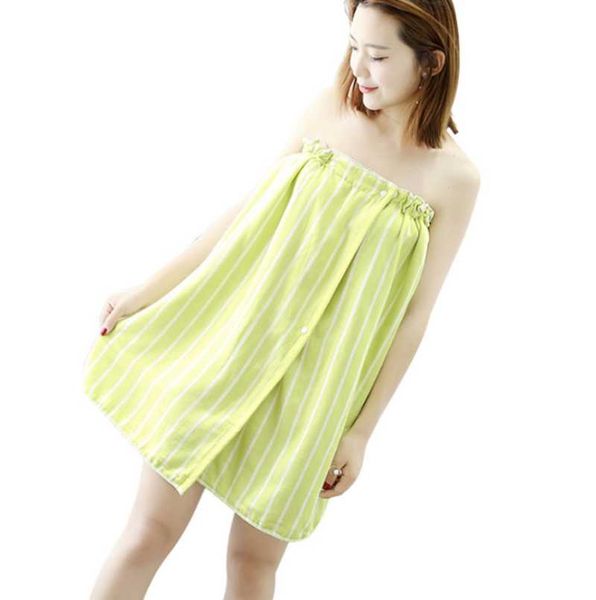 

towel cotton tube gauze bath skirt buckle can wear ladies bathrobe beauty salon wrapped chest