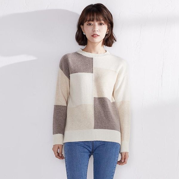 

women's sweaters litvriyh winter women sweater female pullover long sleeve o-neck casual knit pull femme jumper, White;black