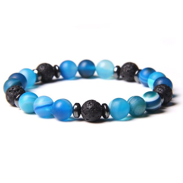

pulsera de mujer con aromaterapia de aceite esencial para hombre, Black