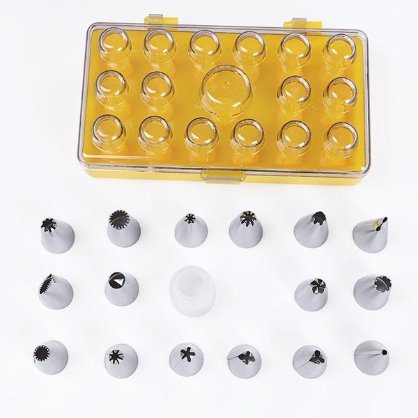 

baking & pastry tools dessert decorators decorating tip sets cake tool silicone icing piping cream bag stainless steel nozzle converter
