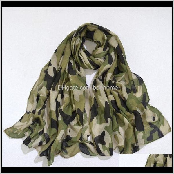 

wraps hats, scarves & gloves aessories drop delivery 2021 design camouflage fashion circle scarf large size long scaves women around scarfs, Blue;gray