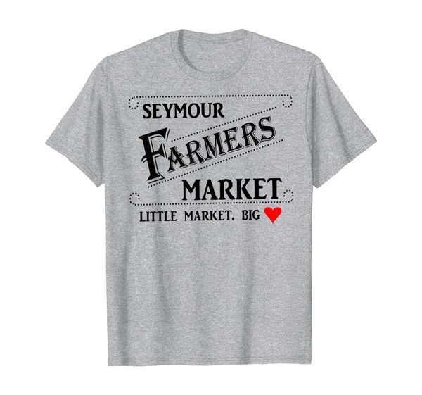 

seymour farmers market, White;black