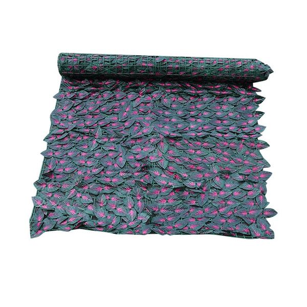 

decorative flowers & wreaths 1pc artificial simulation screen faux ivy privacy fence fake hedges plant vine perilla leaf decoration