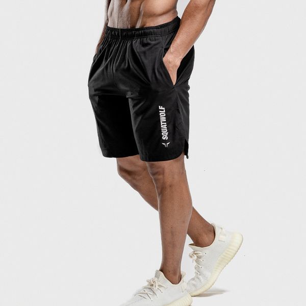 

Men's Shorts Fitness Men Gyms Bodybuilding Loose Short Pants Joggers Workout Thin Quick Dry Beach Male Casual Crossfit Clothing UVUS, White;black