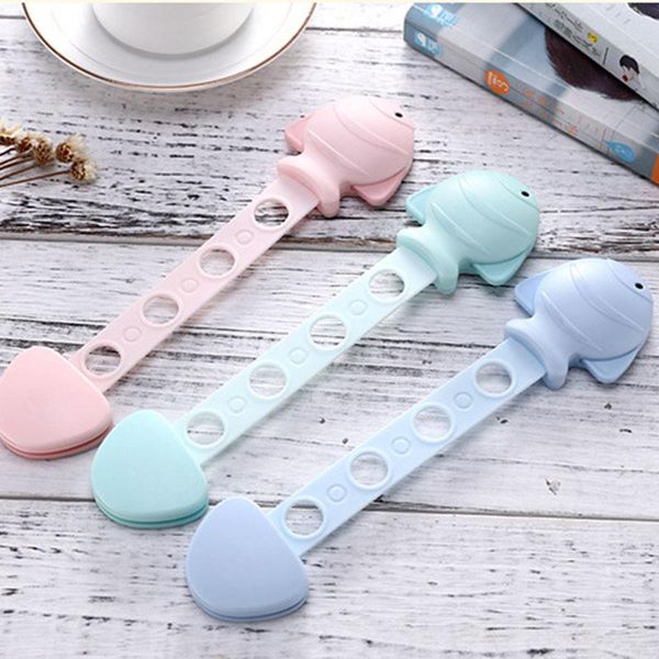 

multi-function baby safety lock small fish anti-pinch drawer lockstitch boys girls hand security protection child cabinet locks carriers, sl