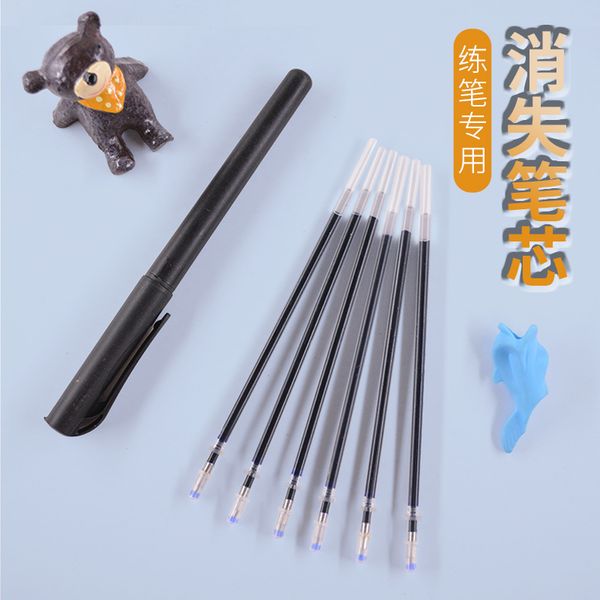 

refill vanishing fad automatically neutral pen practice calligraphy study stationery, Black;red