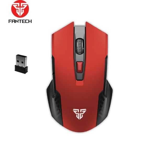 

mice fantech wg10 2.4ghz wireless mouse 2000 dpi lightweight ergonomic 6 buttons for computer pc lapbusiness office