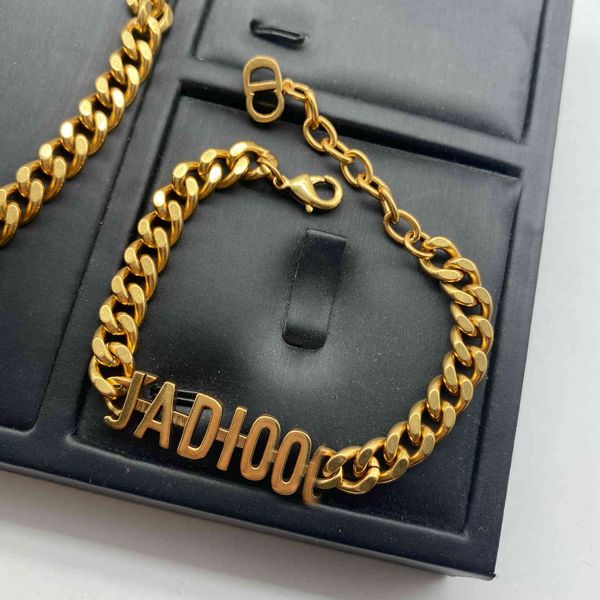 

letter necklace womanliness versatile net red letter bracelet choker clavicle chain, Black