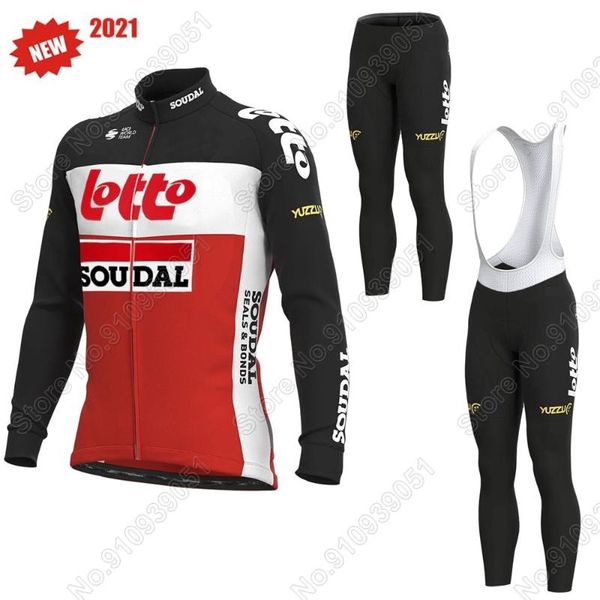 

racing sets lotto souda 2021 cycling jersey spring summer set men clothing long sleeve road bike jacket ropa ciclismo maillot, Black;blue