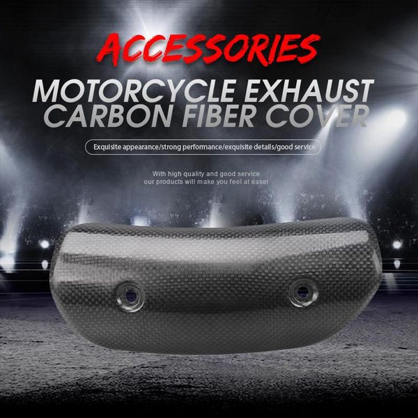 

motorcycle exhaust system carbon fiber protector heat shield s1000rr 10-20 muffler cover middle pipe connection