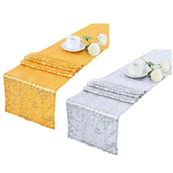 

table cloth glitter metallic sequins runner overlay luxury shimmer starry sky rectangular tablecloth cover event party supplies weddin