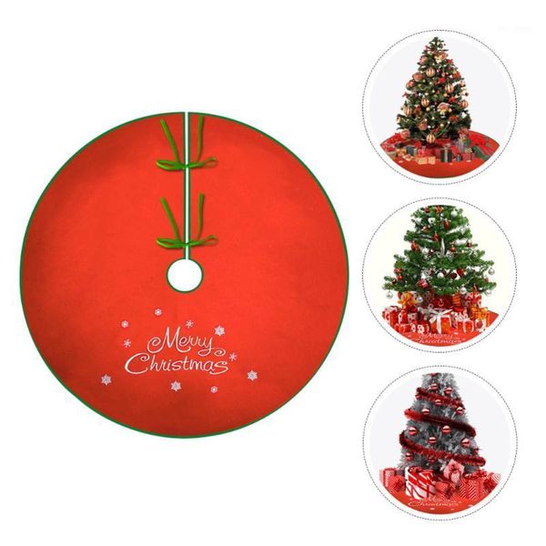 

christmas decorations 1 pc classic cloth xmas tree skirt carpet decoration