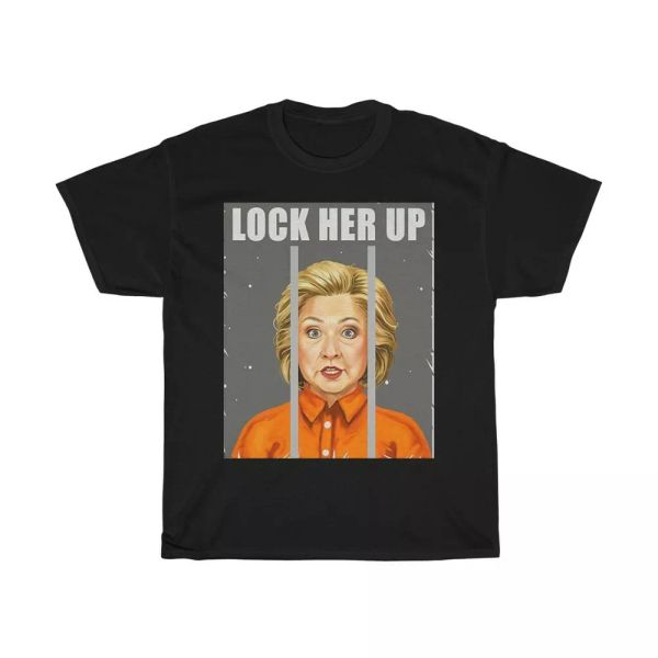 

lock her up behind bars heavy cotton tee, White;black