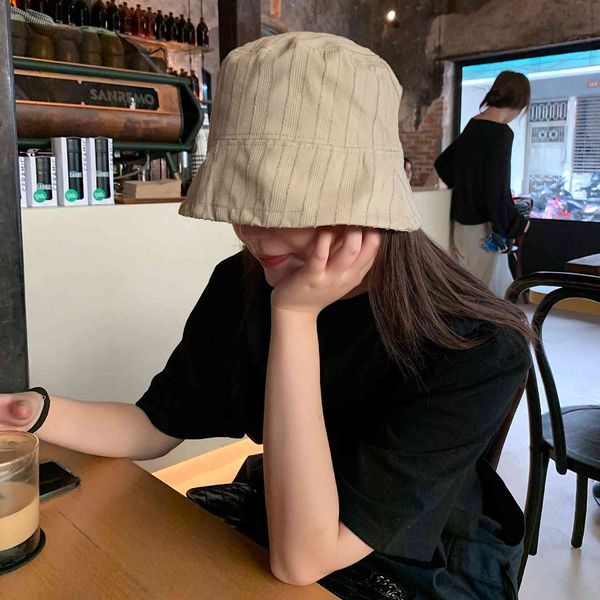 

ins style korean versatile fisherman's hat for women in spring and summer, Blue;gray