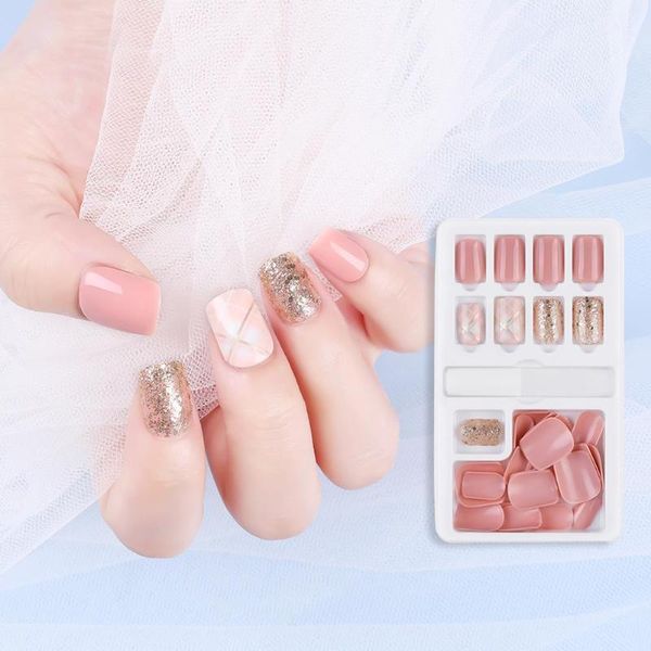 

set nail sticker selling durable delicate breathable simple wraps art patch decorations manicure decals1, Red;gold