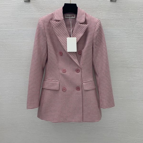 

milan runway jackets 2021 autumn winter lapel neck long sleeve panelled women's designer sweaters brand same style outerwear 0904-4, Black;brown