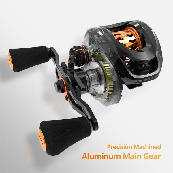 

baitcasting reels fishing reel 4.5kg 7 ball bearings 7.2:1 gear ratio carbon coil