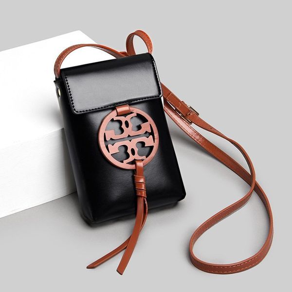 

luxury handbags cow wax skin solid wood embossed mobile phone super fire high-grade single shoulder slanting bag fashion double-layer women&