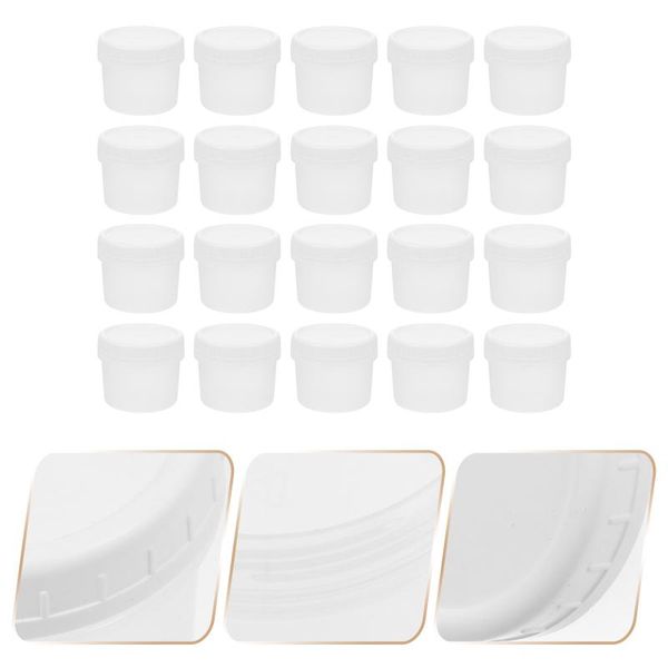 

disposable cups & straws 20 set ice cream er storage containers round dessert yogurt holders