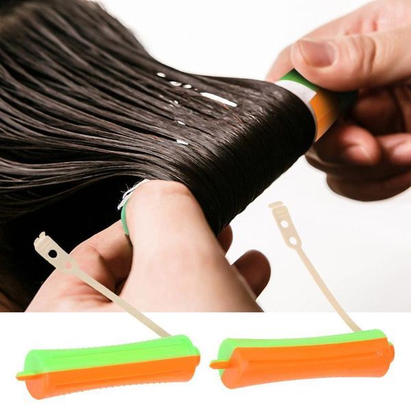 

40pcs perm rods with rod bands cold waves perming curlers hairdressing styling tool1, Black