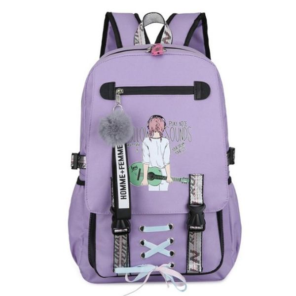 

backpack fashion lapwomen men travel waterproof leisure nylon charging bag institute school