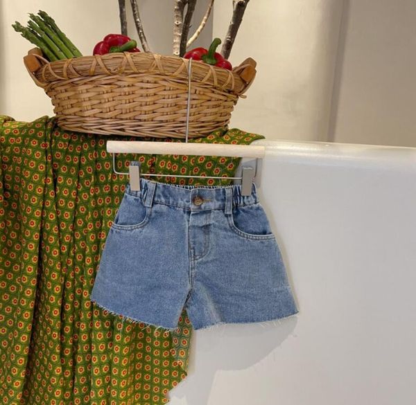 

arrival girls boys denim shorts summer fashion kids 1-7 years qm806, Black