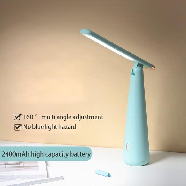 

table lamps 1pc desk lamp folding cone eye protection comfortable usb charging touch dimming dormitory learning reading desktop