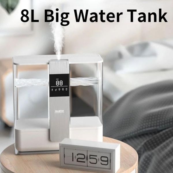 

humidifiers 8l large capacity aroma diffuser air humidifier ultrasonic disinfection aromatherapy with visual water level window