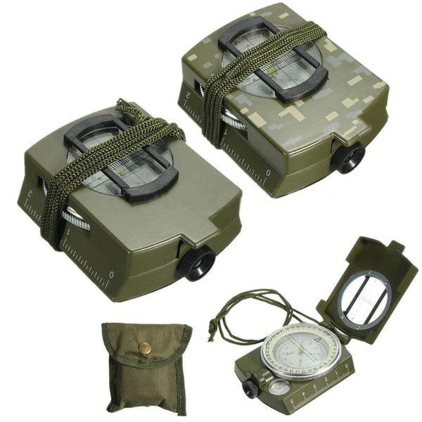 

pro pocket army geology luminous compass for outdoor hiking camping gadgets