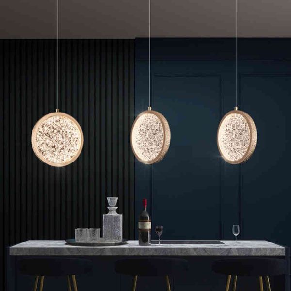 

garden decorations modern pendant lights led gold hanging lighting minimalist living bedroom dining restaurant decor round luminai