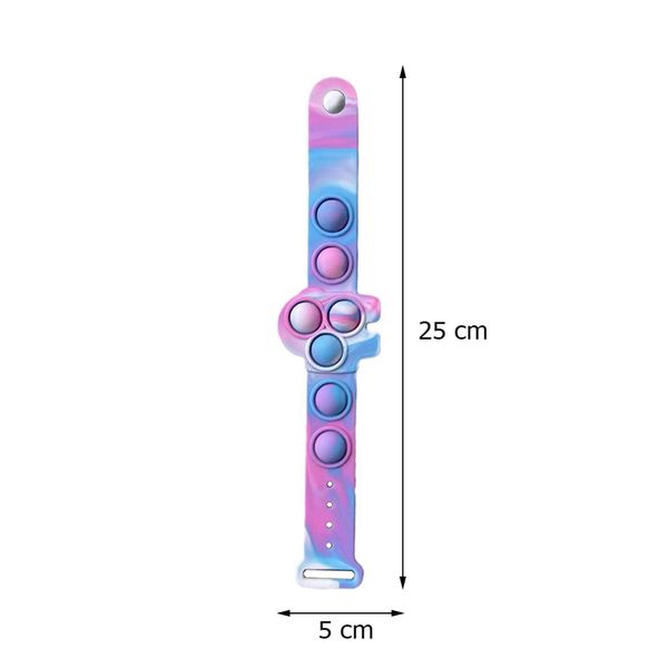 

coloured pressure bracelet for children extrusion bubble puzzle toy