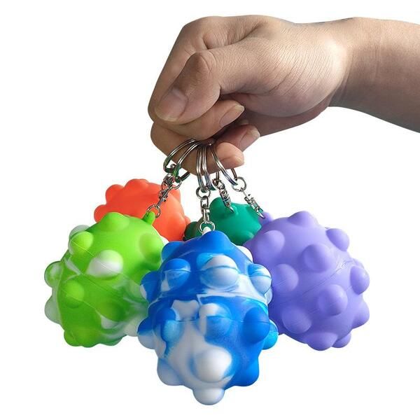 Fidget Bubble Multi Ball Giocattoli per bambini Giochi all'aperto Vent Balls 3D Decompression Spremere Squishy Dimple Gioco Sensoriale Giocattolo per autismo Esigenze speciali Antistress