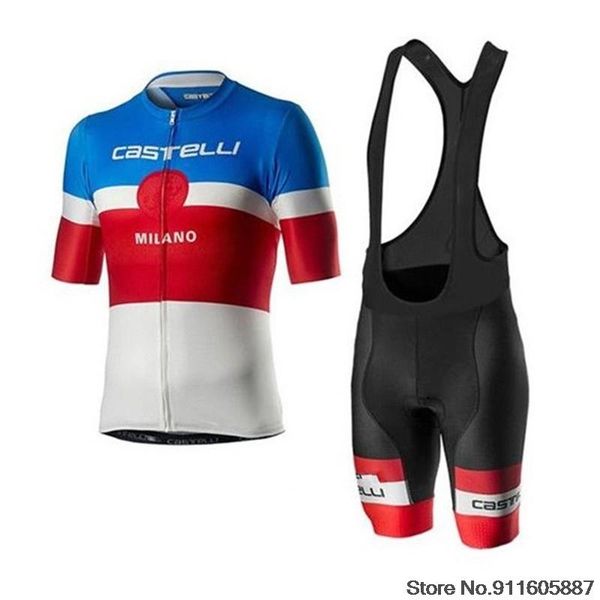 

racing sets brand 2021 pro summer cycling jersey set mountain bike clothing mtb bicycle clothes wear maillot ropa ciclismo men, Black;blue