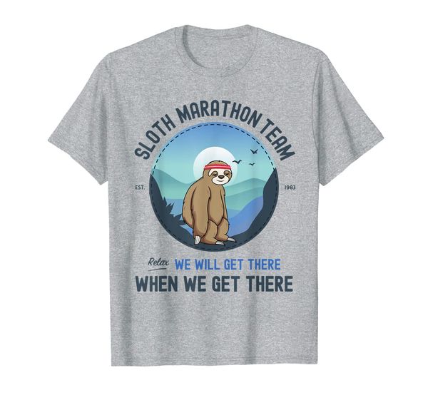 

Sloth Marathon Shirt, Sloth Marathon Team T-Shirt, Mainly pictures