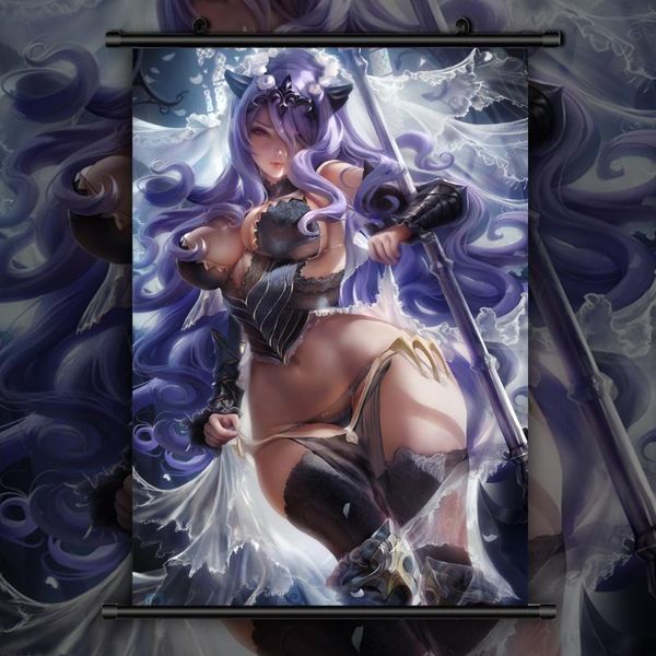 

paintings fire emblem camilla anime manga wall poster scroll