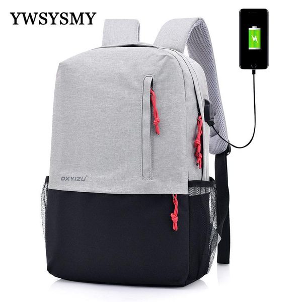 

backpack casual children's school large capacity usb charging interface kids for teenager boys and girls travel bags