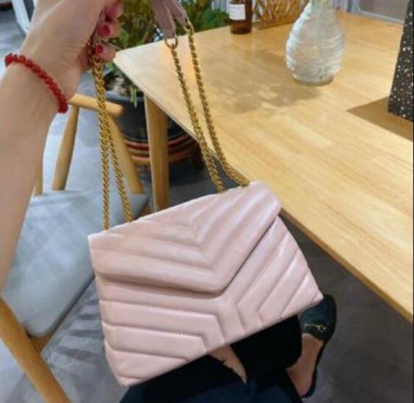 

women cowhide designer handbags bags sheepskin caviar metal chain gold handbag genuine leather flip cover diagonal shoulder bag 0619#