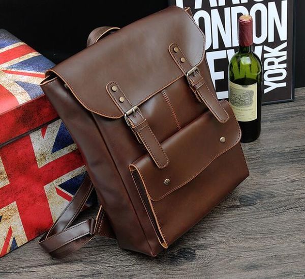 

backpack 2021 korean version of the tide casual shoulder bag men's retro