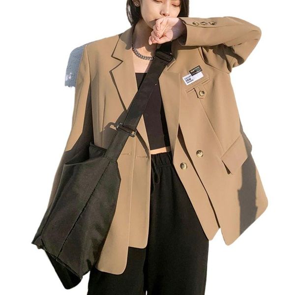 

small suit women's jacket spring 2021 fake two pieces of high-end casual suits with a sense british design piece pants, White