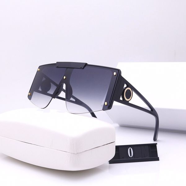 

sunglasses for men women luxury designer eyeglass summer winter style uv400 retro plated square full frame fashion sun glasses eyewear with, White;black