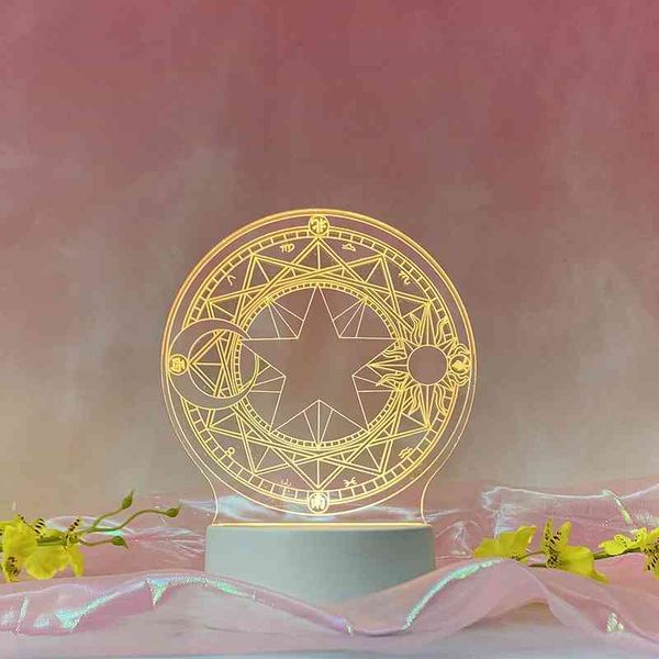 

creative 3d night new strange led small desk lamp student company activity gift2021