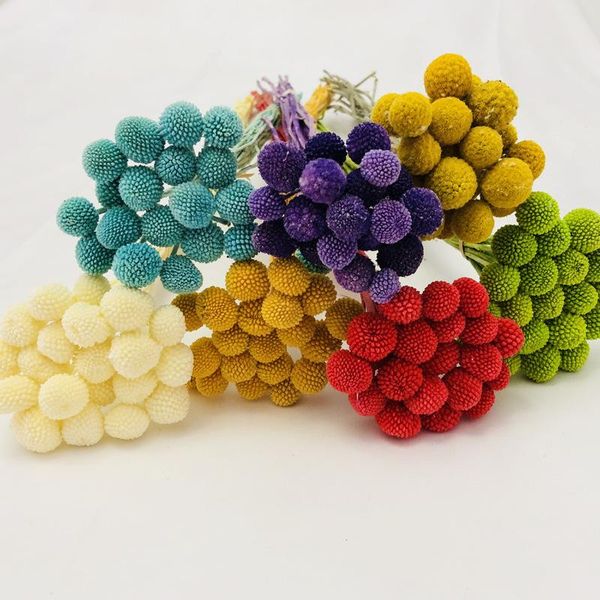 

dried flowers eternal golden ball home office accessories flower bouquets hand-made factory direct wholesale decorative & wreaths