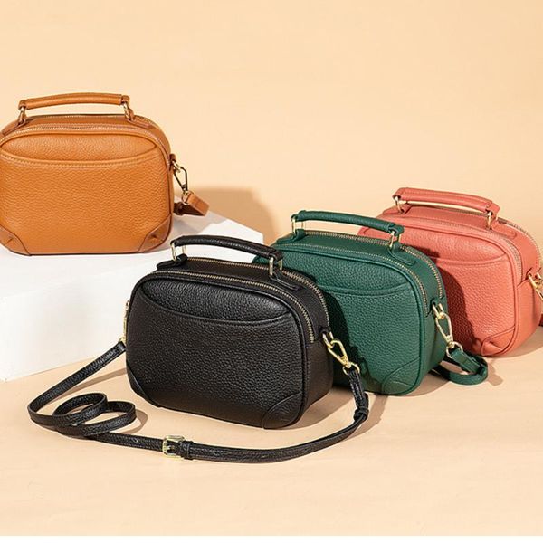 

waist bags fashion female handbag cowhide square casual outdoor one-shoulder diagonal bag