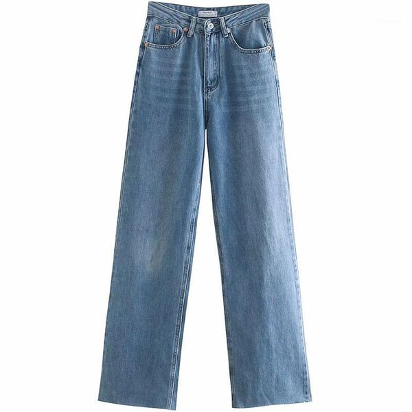 

overlength straight jeans women's pants mom woman undefined baggy loose wide denim fashion high waisted trousers, Blue