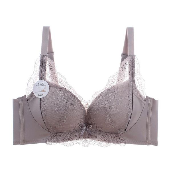 

bras dark perfume spring and summer gathered on the bra without steel ring comfortable sweet medium thick beautiful, Red;black