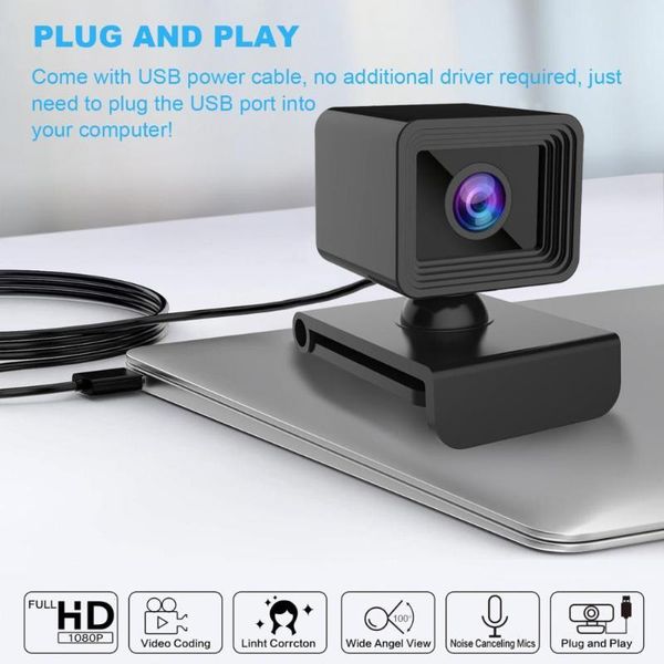 

professional portable high definition webcam for live broadcast vlog webcams