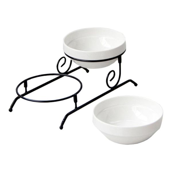 

dishes & plates 1pc practical fruit rack detachable structure shelf dessert (black)