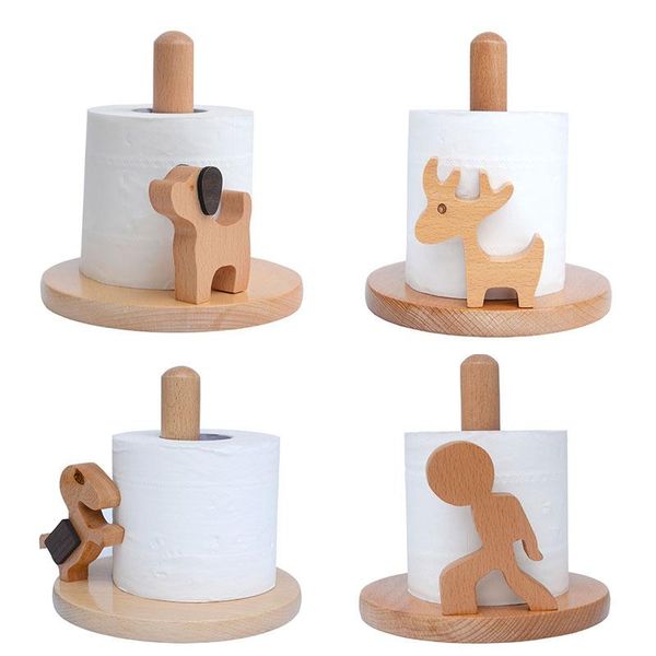 

toilet paper holders kitchen special towel rack roll hanger solid wood vertical table base