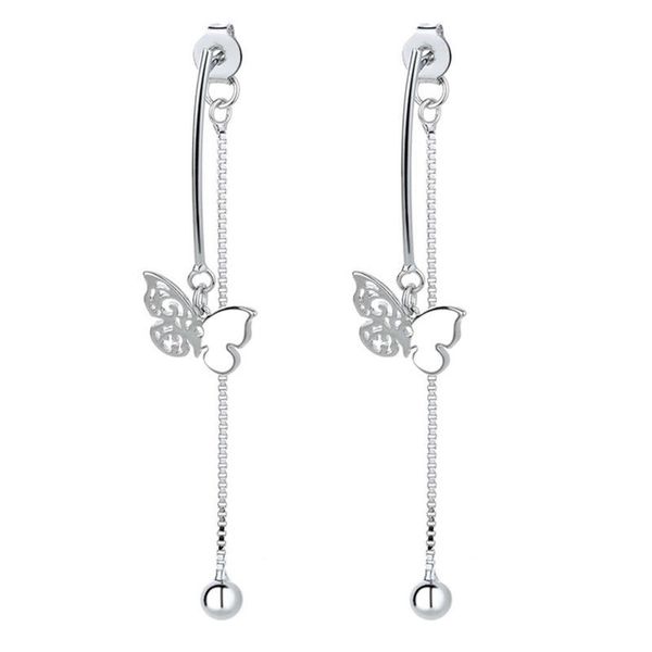 

dangle & chandelier 1 pairs fashion women butterfly decor earrings hollow out pendant jewelry accessories party dress up, Silver